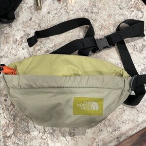 The North Face Crossbody Bag in Light Green and Black